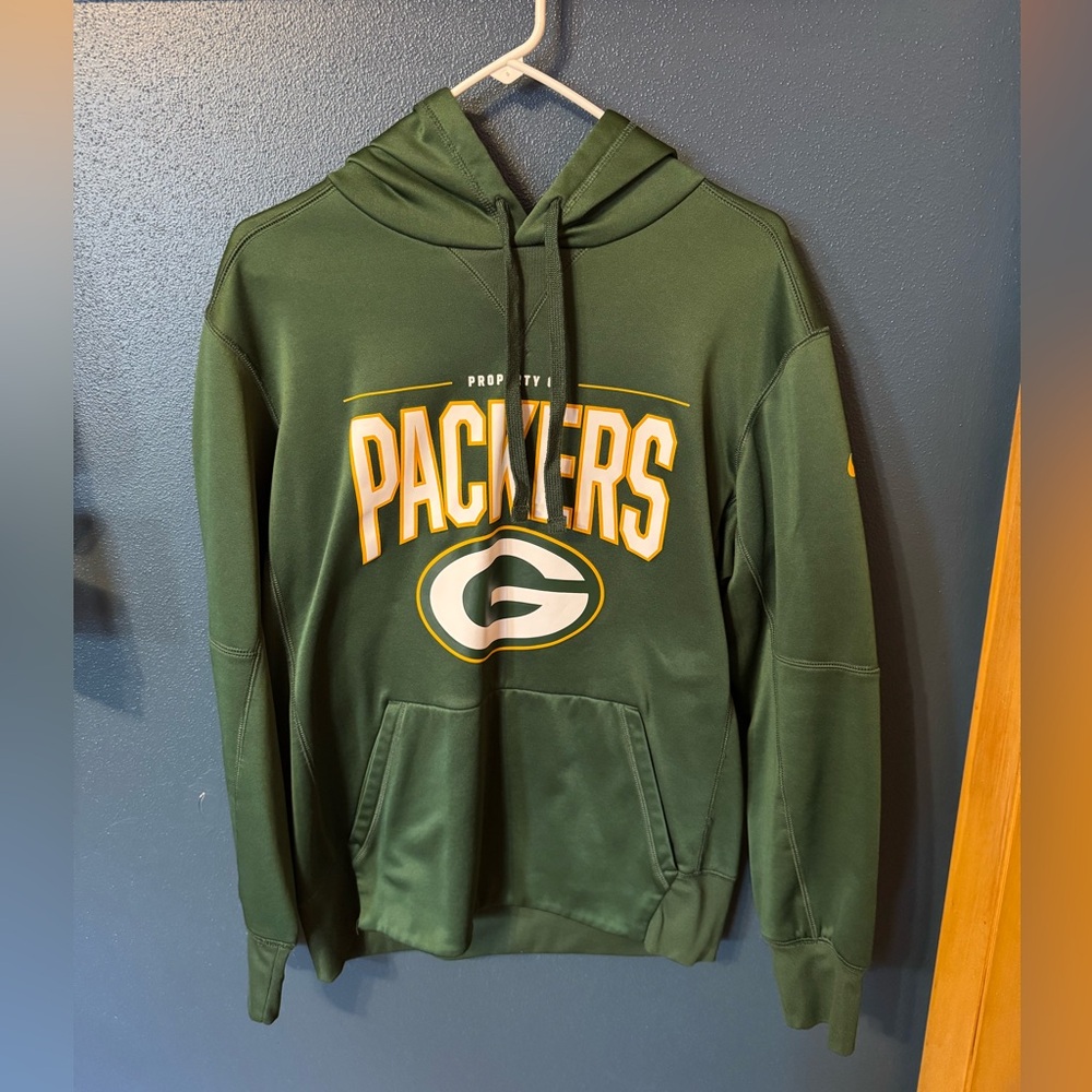 NFL Men’s Green Bay Packers Green Hoodie Medium